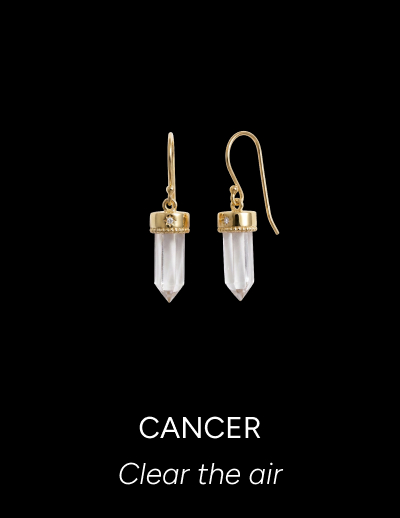 Crystal Quartz Wire Earrings