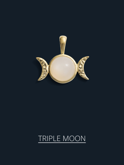 Mini Triple Moon Amulet