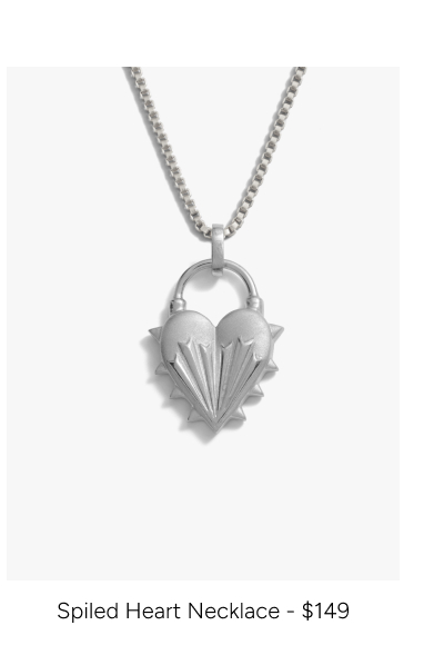 Spiked Heart Necklace