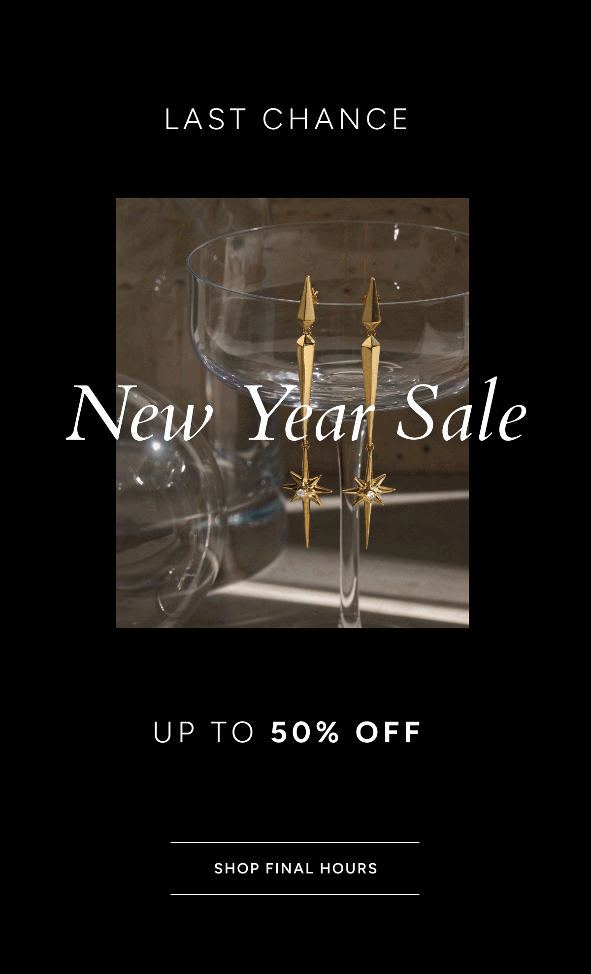last chance of the new years sale up to 50% off