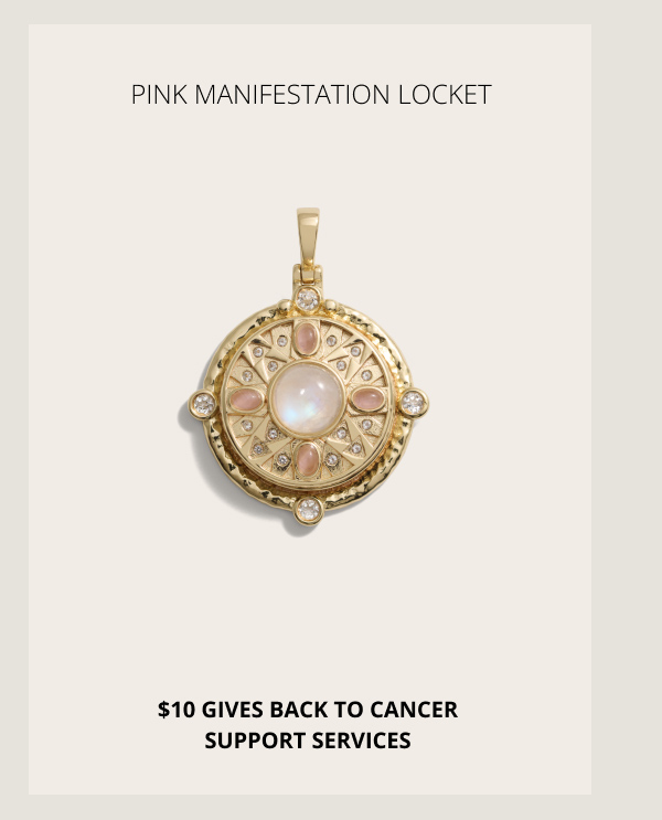 Pink Manifestation Locket Necklace