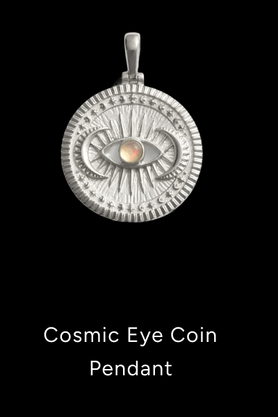Cosmic Eye Coin Pendant