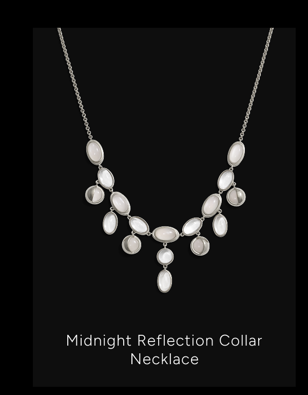 Midnight Reflection Collar Necklace