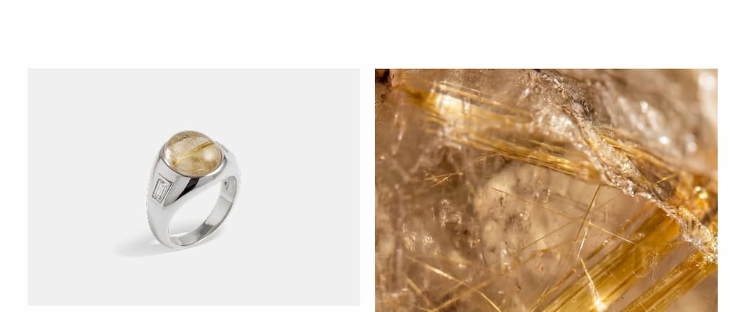 Future Artifact Gemstone Signet Ring