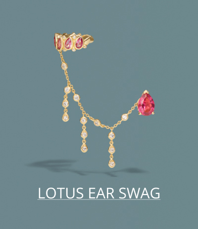 Lotus Ear Swag