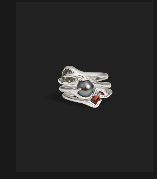 Hands of Fate Gemstone Ring Set