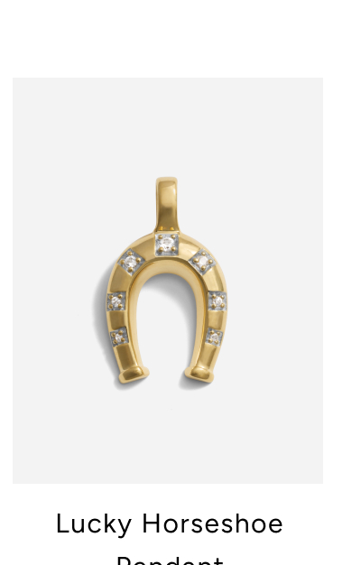 Lucky Horseshoe Pendat