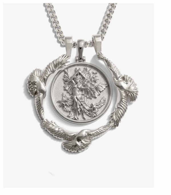 Raven Halo Goddess Necklace