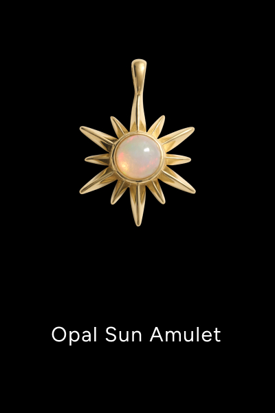 Opal Sun Amulet