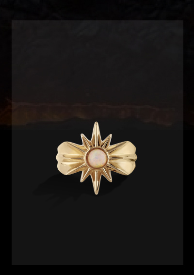 Opal Sun Ring