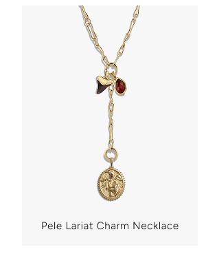 Pele Lariat Charm Necklace