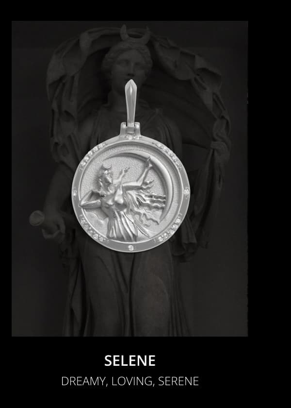 14k Selene Goddess Necklace