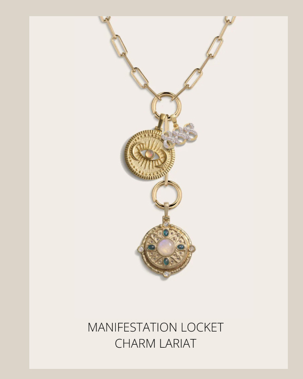 Manifestation Locket Charm Lariat