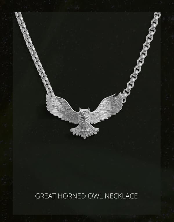 Great Horned Owl Necklace