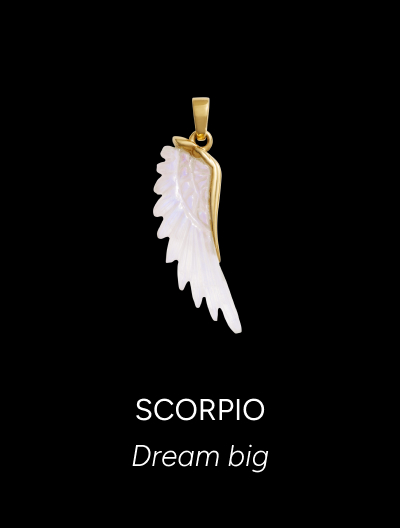 Carved Wing Amulet