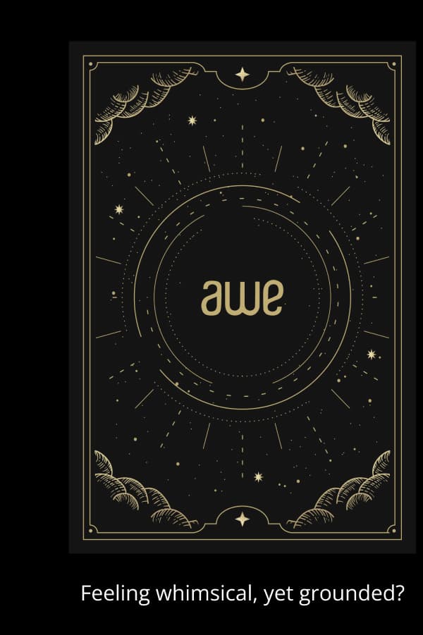 Feeling Whimsical, yet grounded?