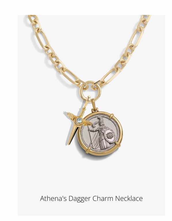 Athena's Dagger Charm Necklace