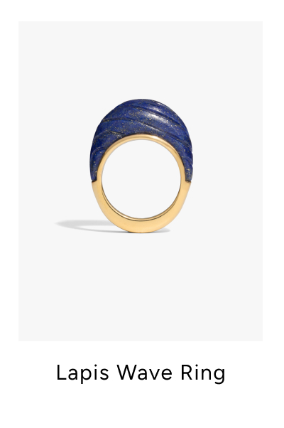 Lapis Wave Ring