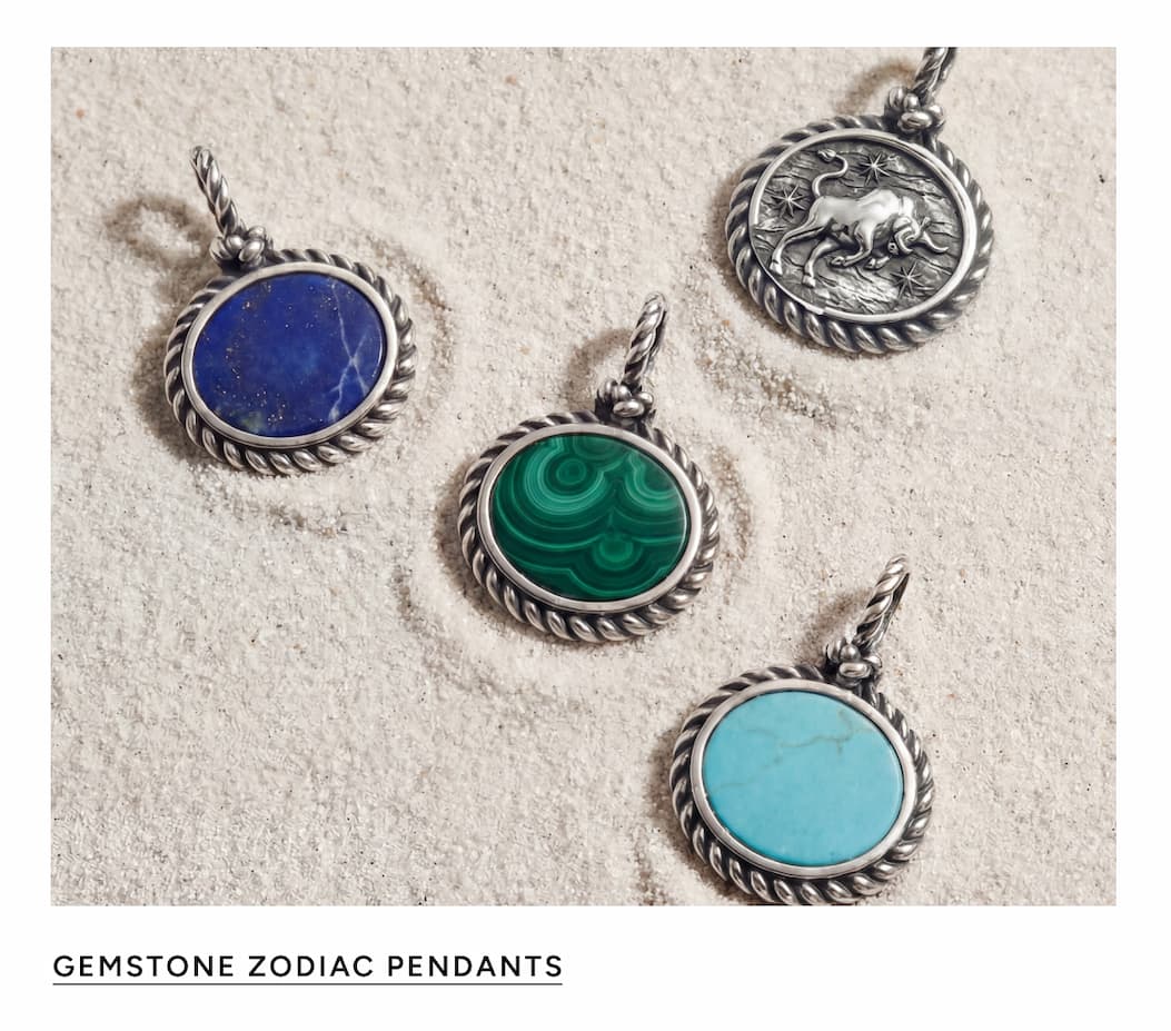 New Gemstone Zodiac Pendants