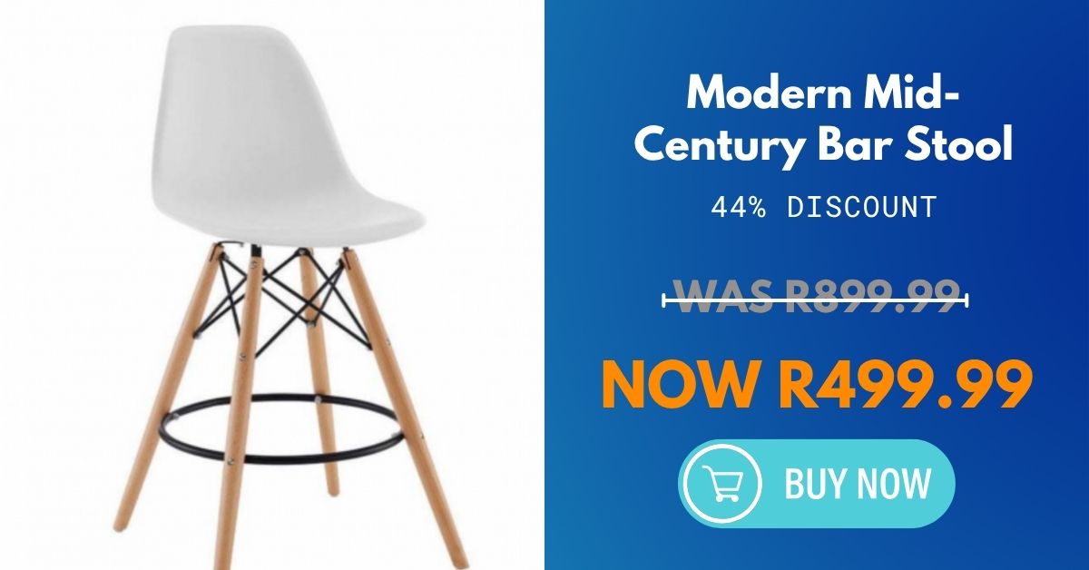 Modern Mid-Century Bar Stool