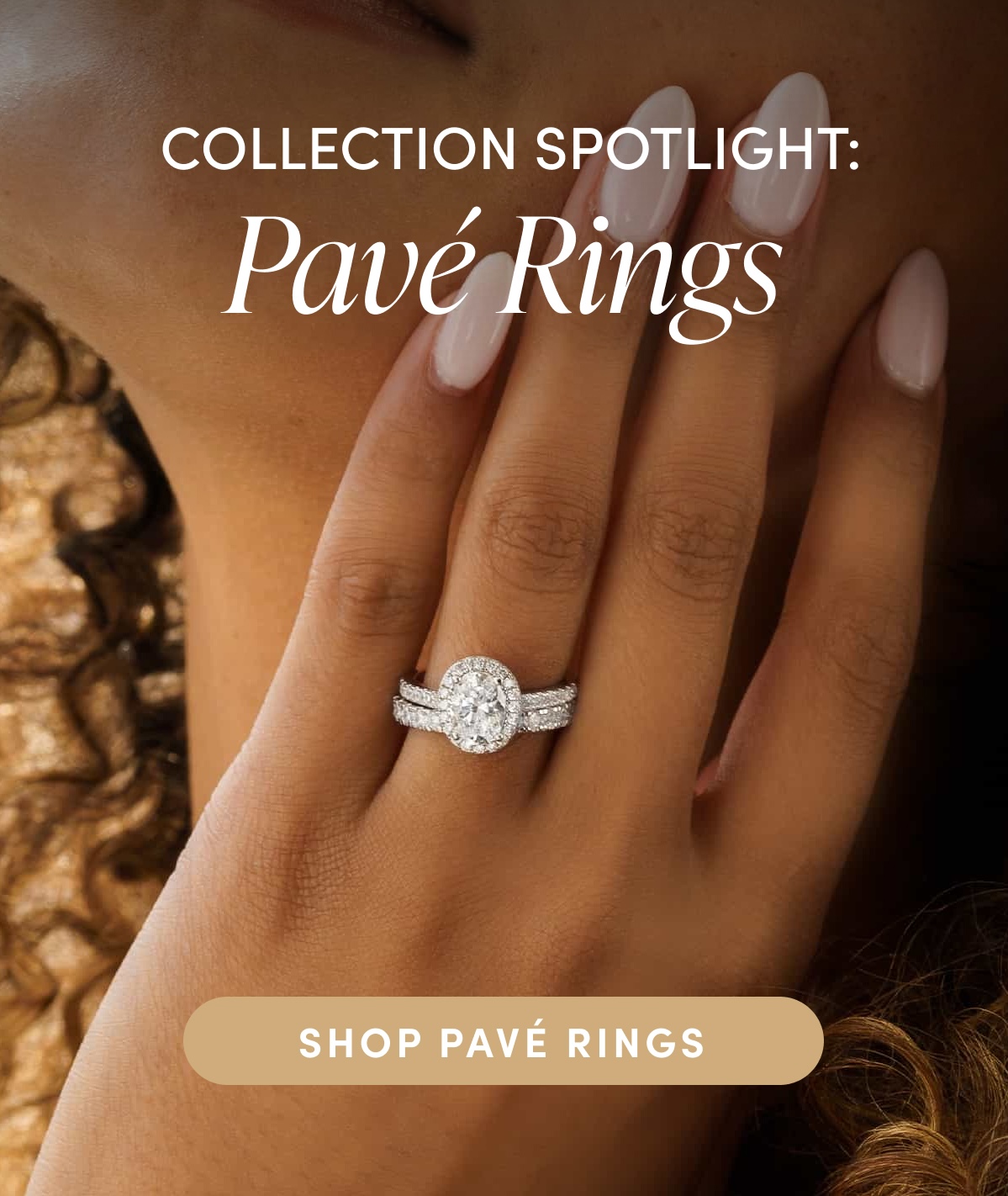 Collection Spotlight: Pave Rings. 100% Sparkle ✨ Zero Compromise ✅. Shop Pave Rings.
