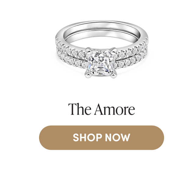 The Amore A simple gold oval cut ring with a hidden halo SHOP NOW
