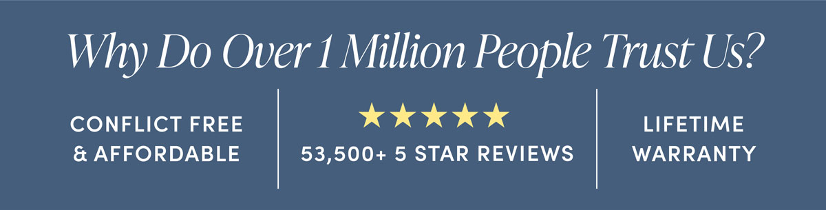 Why Do Over 1 Million People Trust Us? Conflict Free & Adorable. 53,000+ Star Reviews