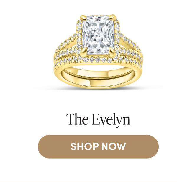 The Evelyn A half-eternity chevron band with an eye-catching silhouette SHOP NOW