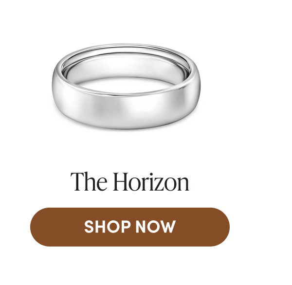 The Horizon A half-eternity chevron band with an eye-catching silhouette SHOP NOW