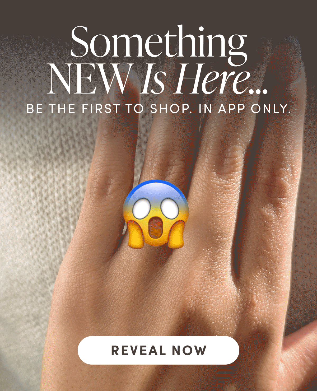 Something NEW Is Here | BE THE FIRST TO SHOP. IN APP ONLY.