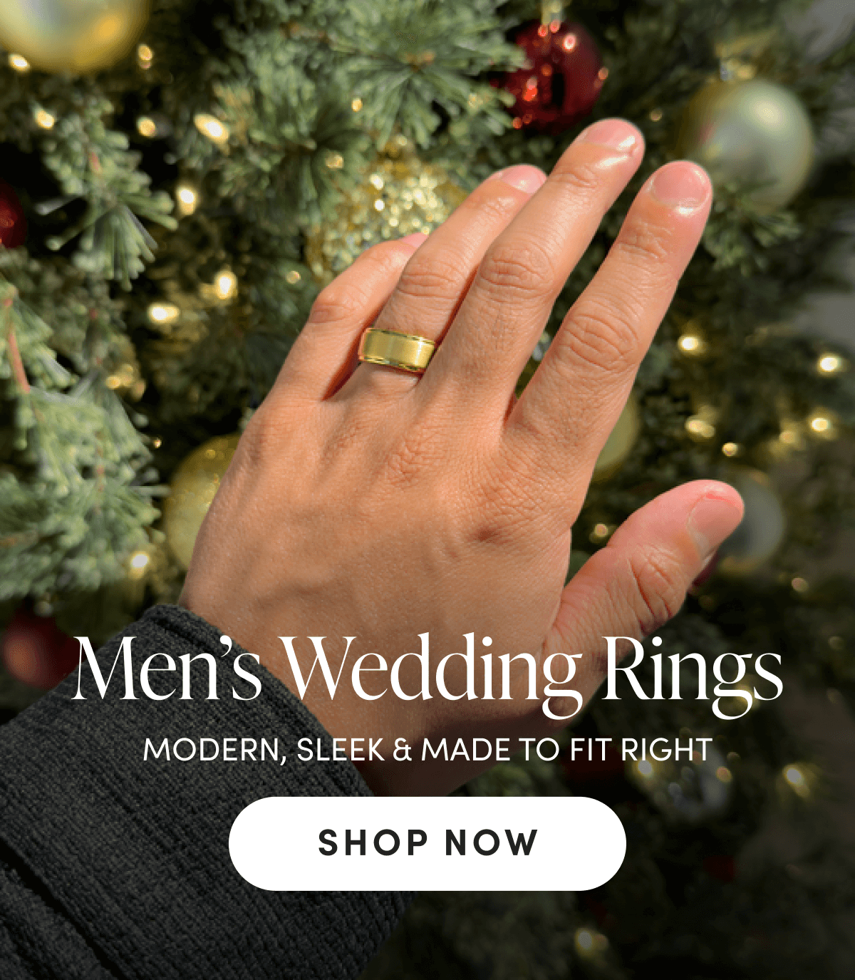 MEN'S WEDDING RINGS | MODERN, SLEEK & MADE TO FIT RIGHT | SHOP MOW