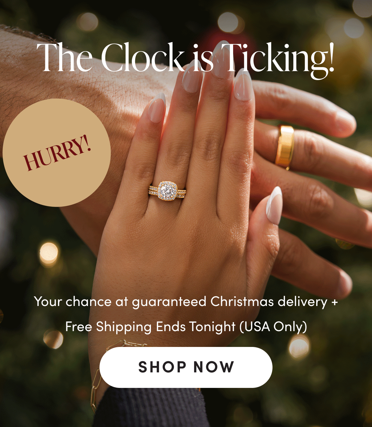 The clock is ticking! Free Shipping ends tonight (USA Only)  | SHOP NOW