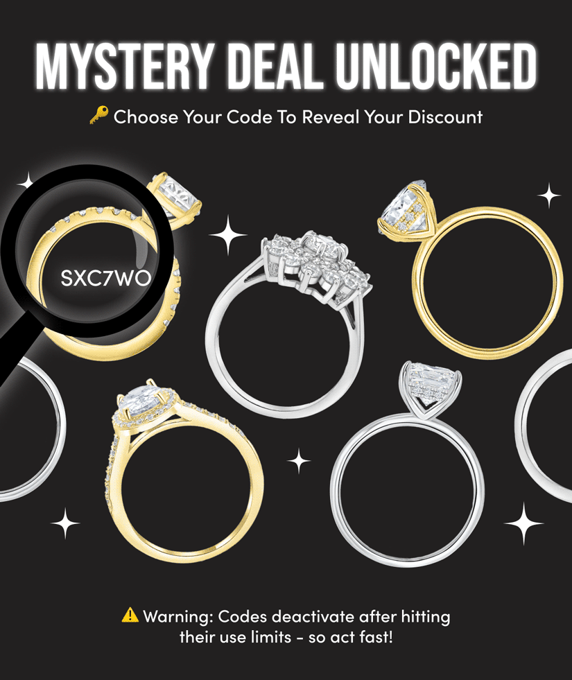 Mystery Deal Unlocked. Choose Your Code To Reveal Your Discount. Warning: Codes deactivate after hitting their use limits - so act fast!  SXC7WO. BSL902. HFBS2P. X3CKY6. VIU48A.
