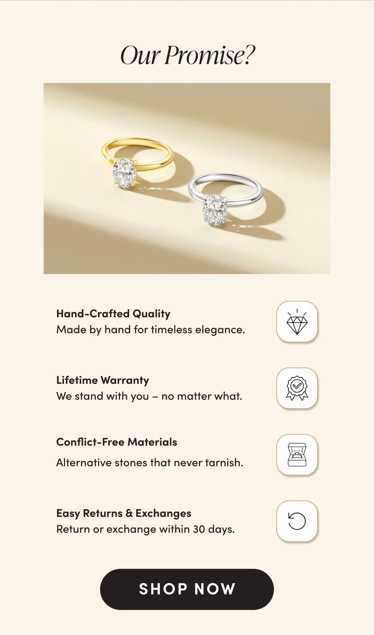 Modern Gents promise | SHOP NOW