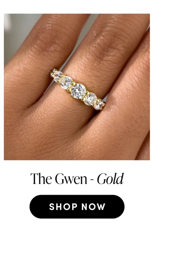The Gwen - Gold. Shop Now.