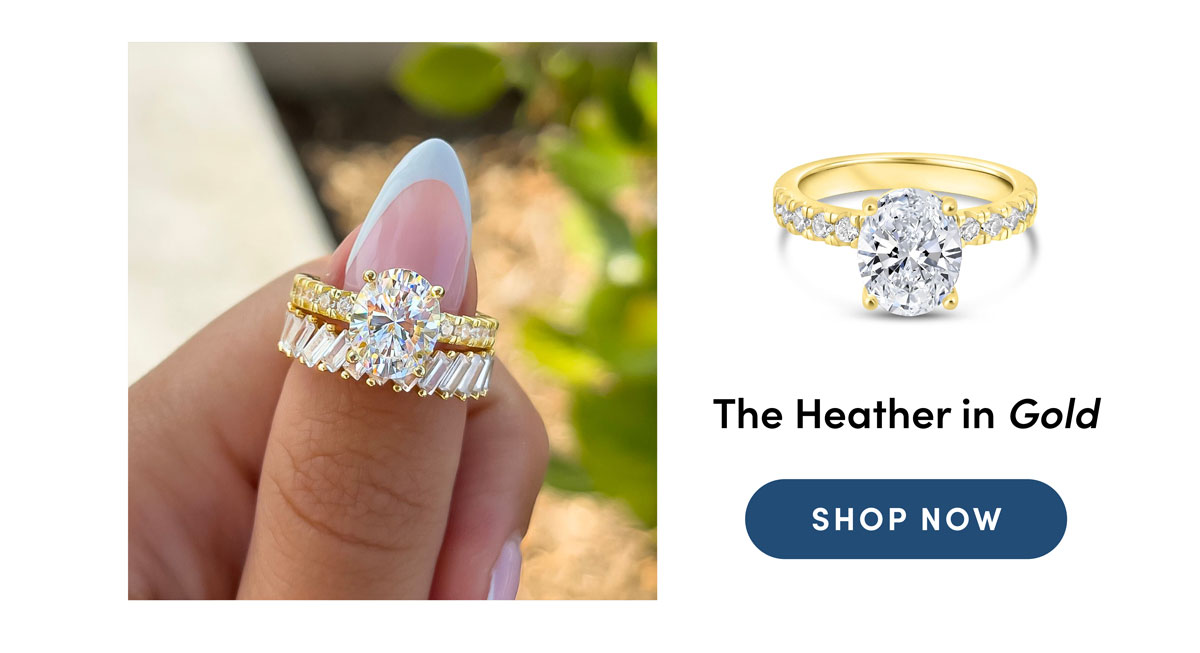 The Heather In Gold. Shop Now.