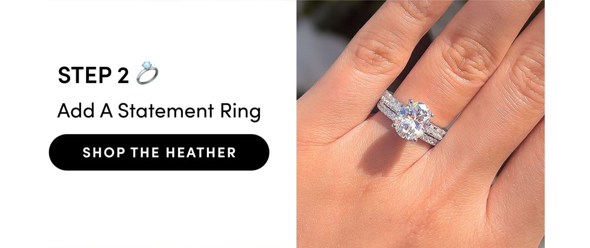 Step 2: Add A Statement Ring. Shop The Heather.
