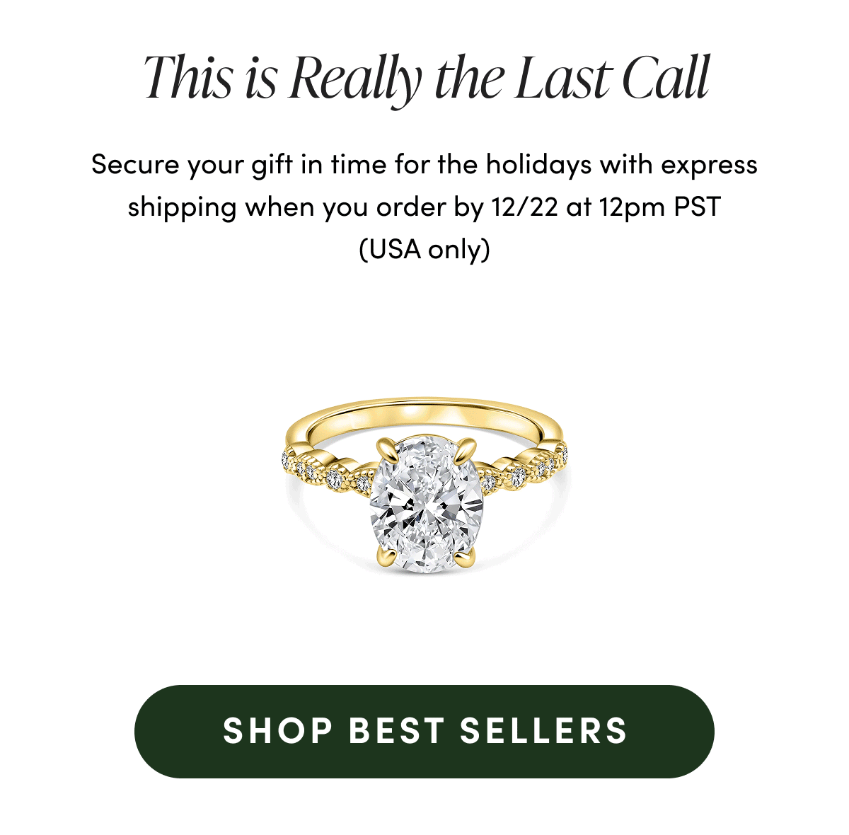 This is REALLY the last call!  Secure your gif in time for the holidays with express shipping when you order by 12/22 @ 12pm PST (USA only) | SHOP BEST SELLERS