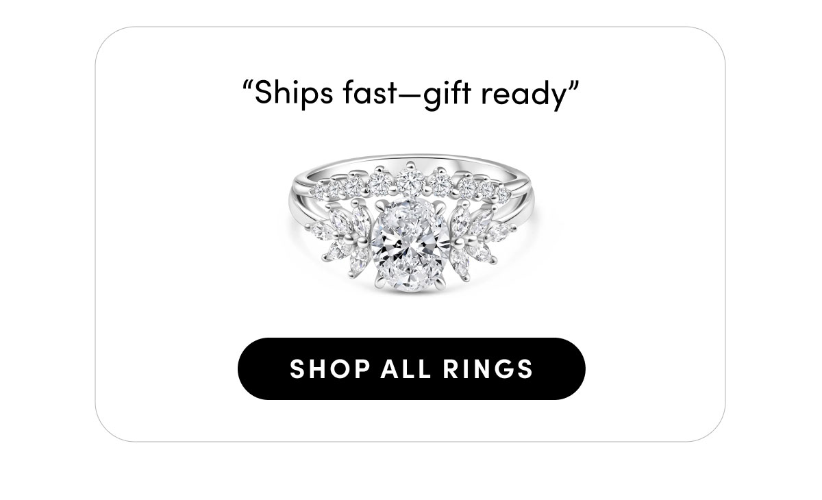 Ships fast-gift ready. Shop all rings. 