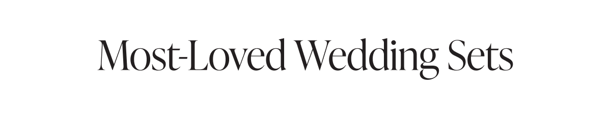 Most-Loved Wedding Sets