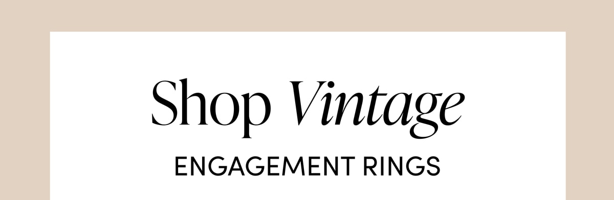 Shop Vintage ENGAGEMENT RINGS