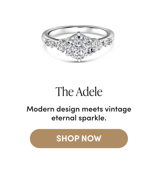 THE ADELE | MODERN DESIGN MEETS VINTAGE ETERNAL SPARKLE | SHOP NOW