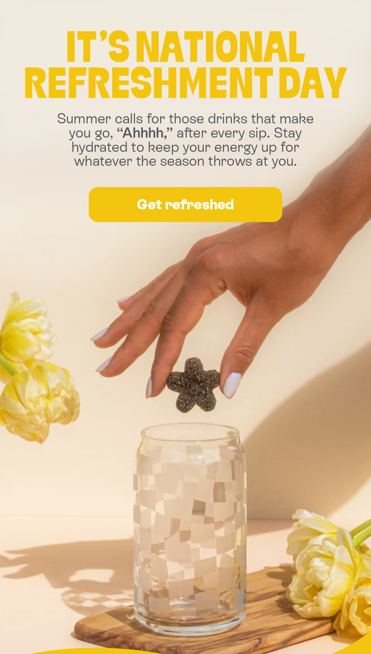It's National Refreshment Day