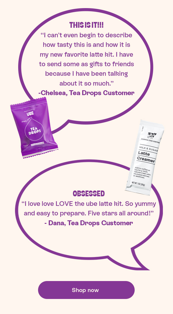 Taste the Return of a Classic💜 Tea Drops