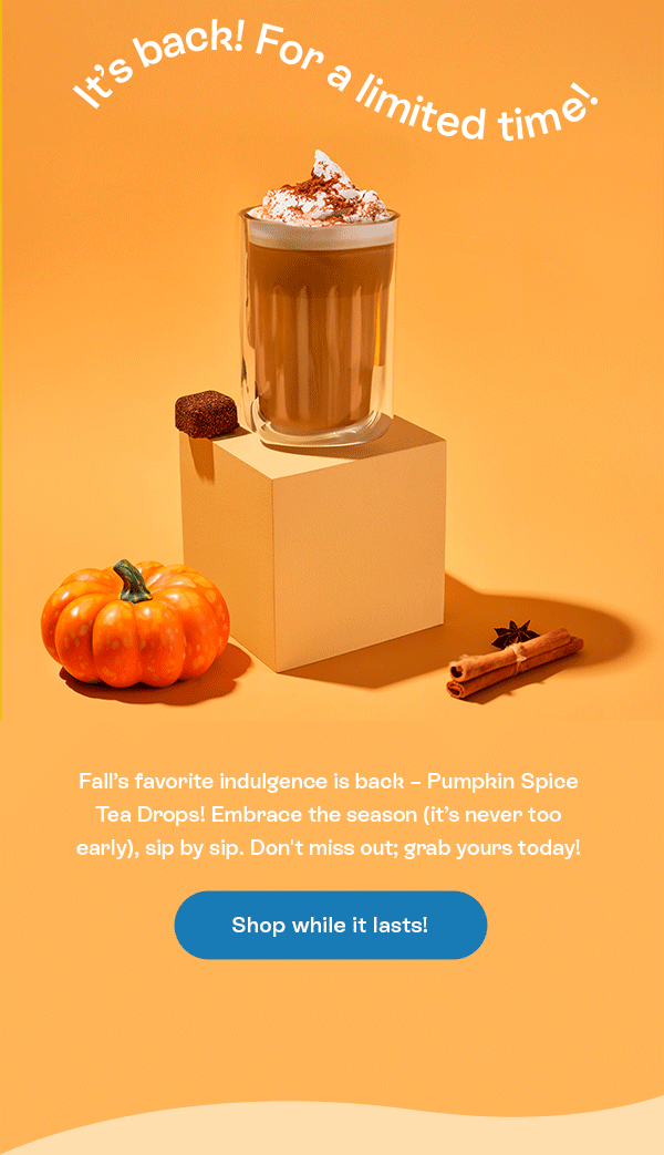 tea drops pumpkin spice