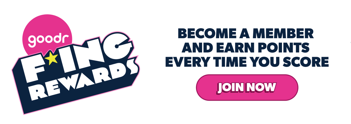 Join goodr F'in Rewards