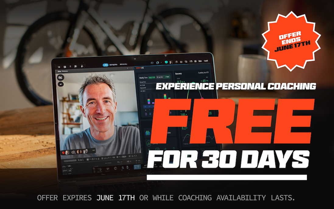 A graphic promoting the opportunity to experience a personal coach free for 30 days 