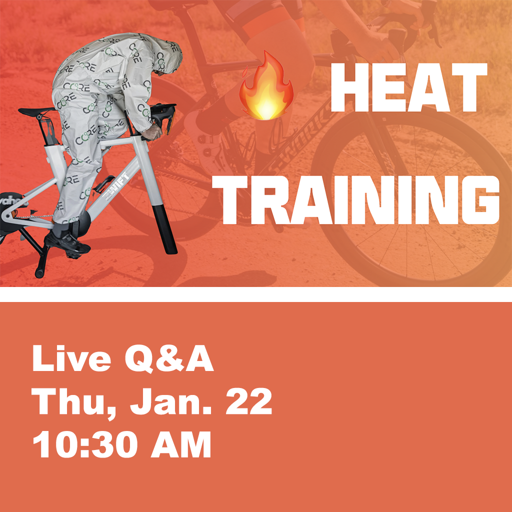 Heat training live Q&A on YouTube