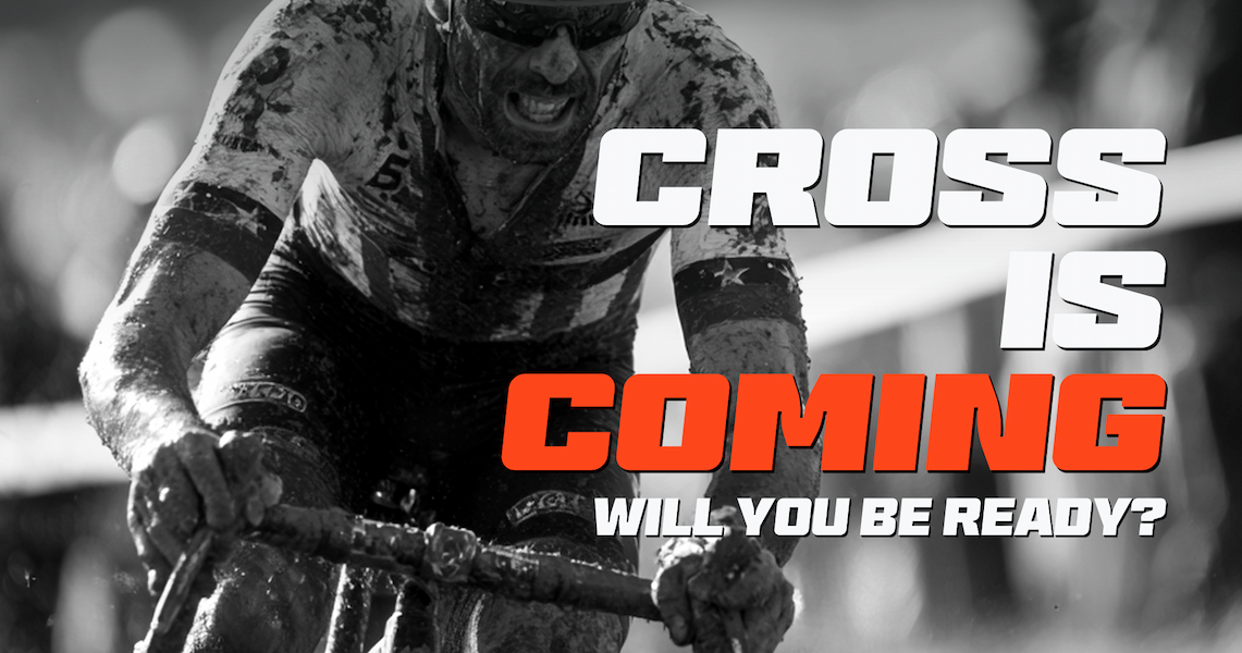 Graphic promoting the FastCat and CoachCat Cyclocross Training Plans 