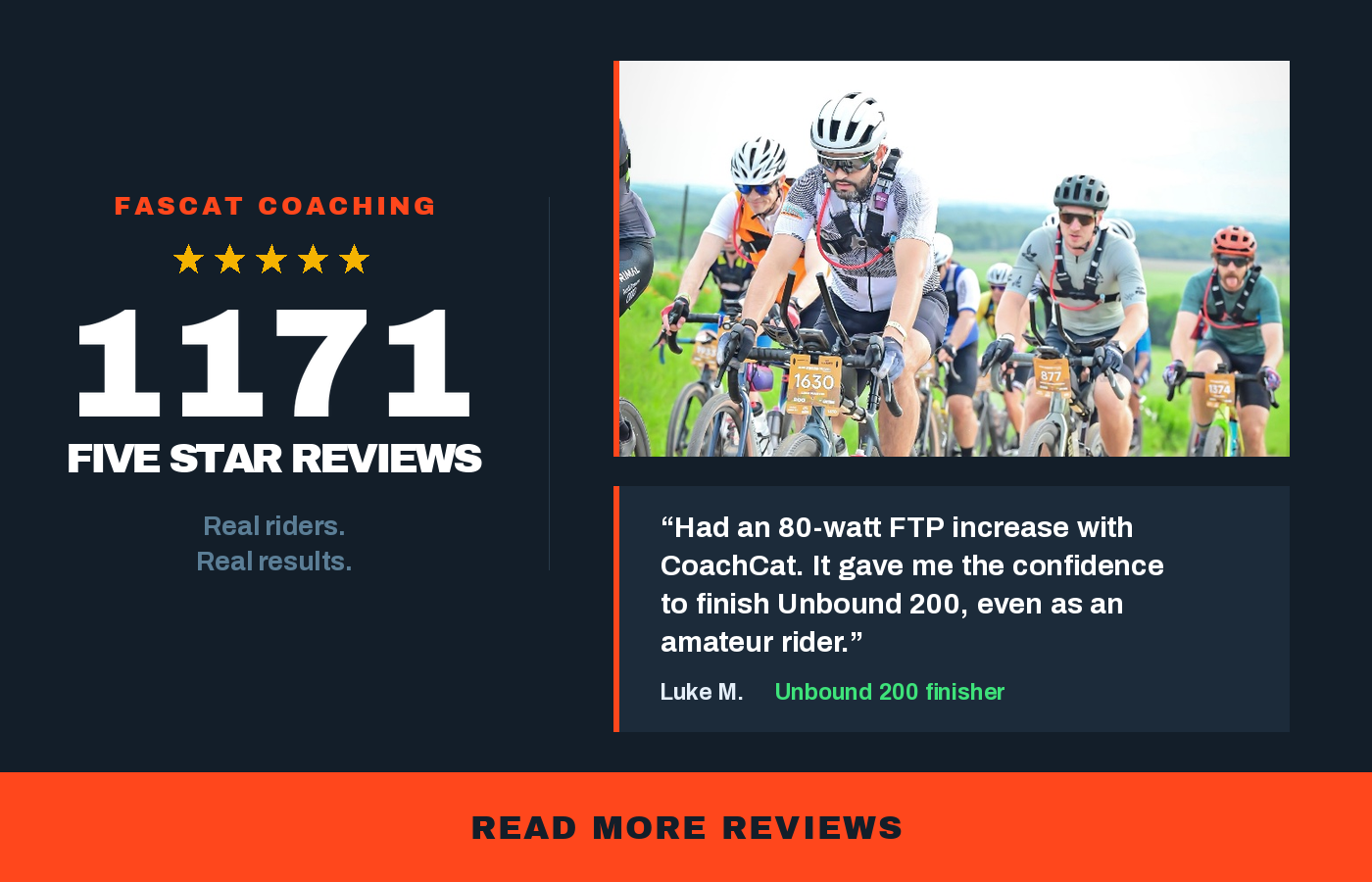 FastCat five-star reviews 